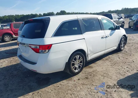 2011 Honda Odyssey Ex from USA, damaged, VIN 5FNRL5H46BB037349